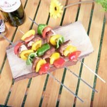 304食品級不鏽鋼防燙烤肉叉20支入(附收納袋)交換禮物