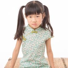 兒童旗袍 古風 四季款 湖漾綻放