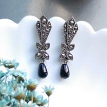 Vintage Jewelry 西洋古董飾品 AVON  藝術裝飾風格 針式耳環