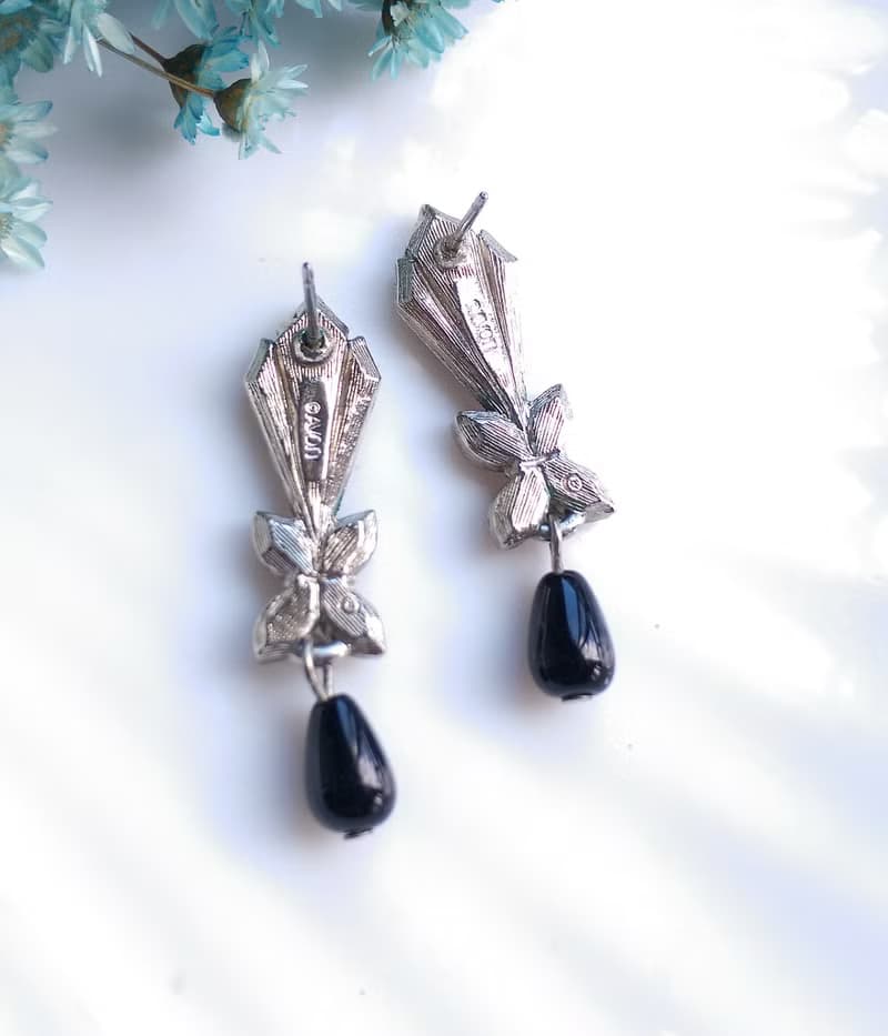 Vintage Jewelry 西洋古董飾品 AVON  藝術裝飾風格 針式耳環