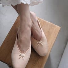 RIBBON BALLERINA SLIPPERS