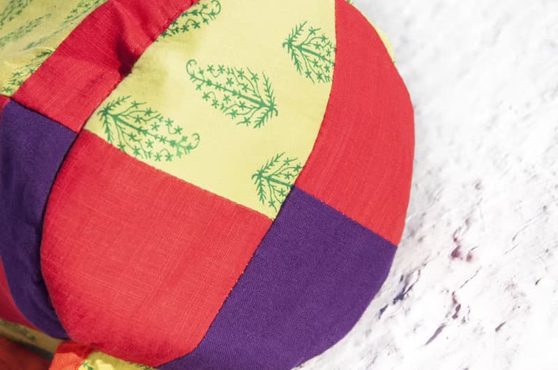 手工拼布瑜珈墊背包/yoga bag/瑜伽包/編織包/織布包-植物森林系