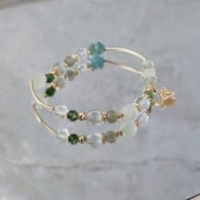 現貨 綠意晨星-手作水晶手鍊設計 追求內心平衡 招財 增強自信心
