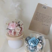 12cm 永生花玻璃球