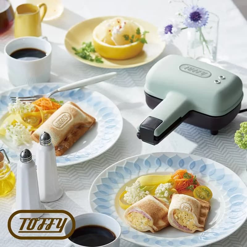 日本Toffy 單片熱壓三明治機 K-HS3 蘋果綠