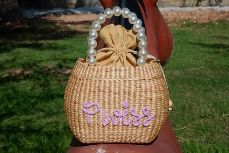 Custom made gifts, handbags, name bags, pearl handbags