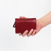 義大利植鞣革牛皮三折小短夾 零錢袋 中長夾 生日情人節禮物