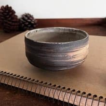 柴燒 灰釉茶碗 陶碗 | 陶茶具