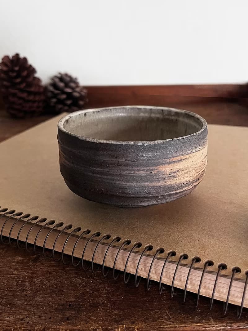 柴燒 灰釉茶碗 陶碗 | 陶茶具