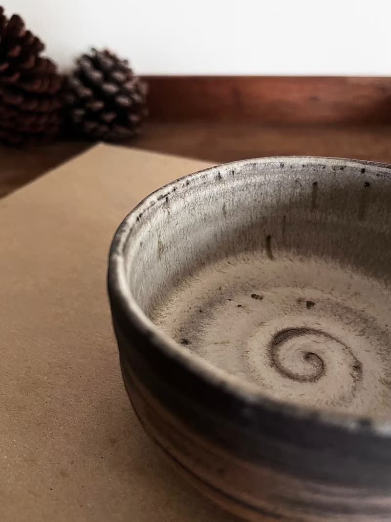 柴燒 灰釉茶碗 陶碗 | 陶茶具