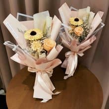 向日葵花束 畢業花束 永生花束 乾燥花束