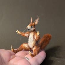Gorgeous squirrel hostess.