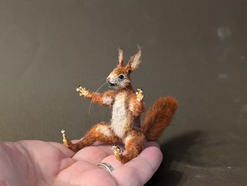 Gorgeous squirrel hostess.