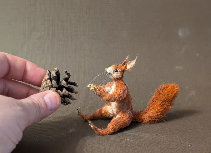 Gorgeous squirrel hostess.