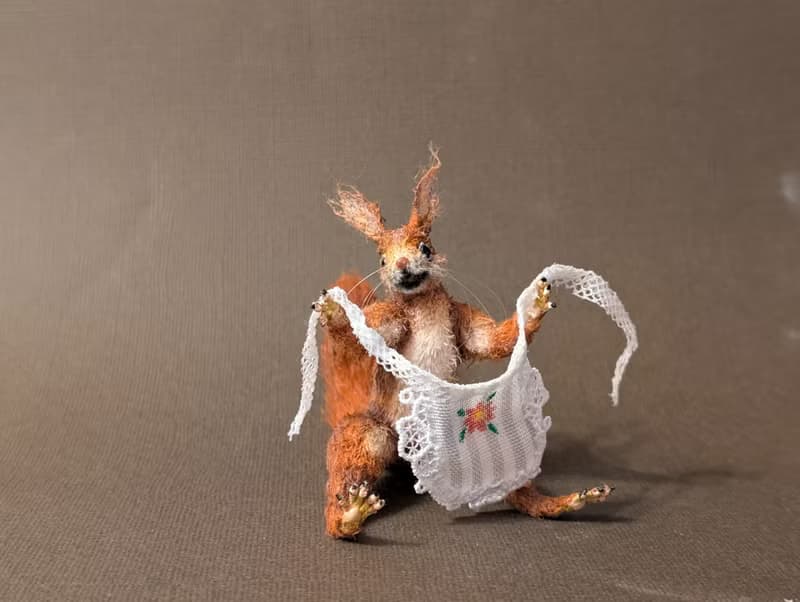 Gorgeous squirrel hostess.