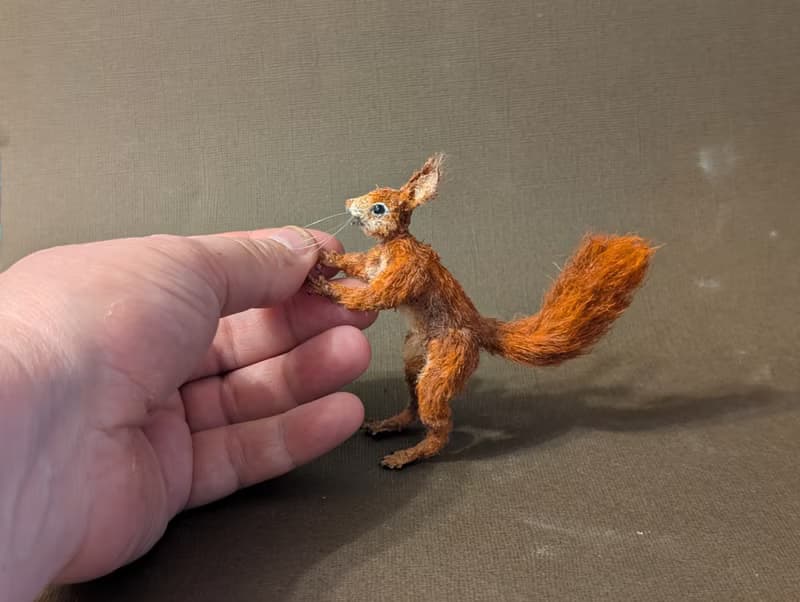 Gorgeous squirrel hostess.