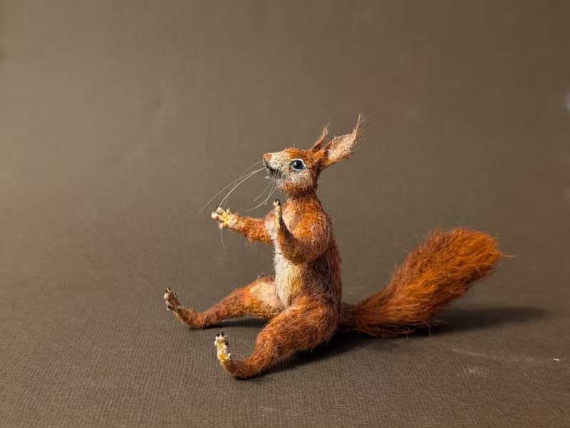 Gorgeous squirrel hostess.