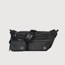 【免費升級送禮包裝】守護者 腰胸包-黑色/VA128S12BK