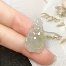 冰種翡翠彌勒佛 | 天然緬甸A貨翡翠 | 送禮