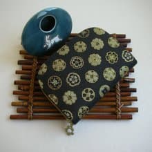 京西陣金襴錦織【花紋】-短夾/皮夾/零錢包/禮物