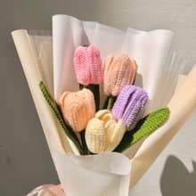 Crochet Tulip Flower Bouquet