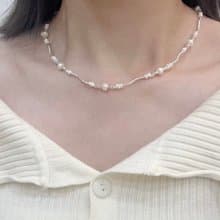 Lily Valley 月白流光 | 手工串珠項鍊