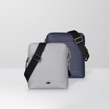 【免費升級送禮包裝】格瑞克-E 直式斜背包-深藍/石灰白/BF573-17