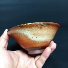 志野釉燒茶盞茶碗