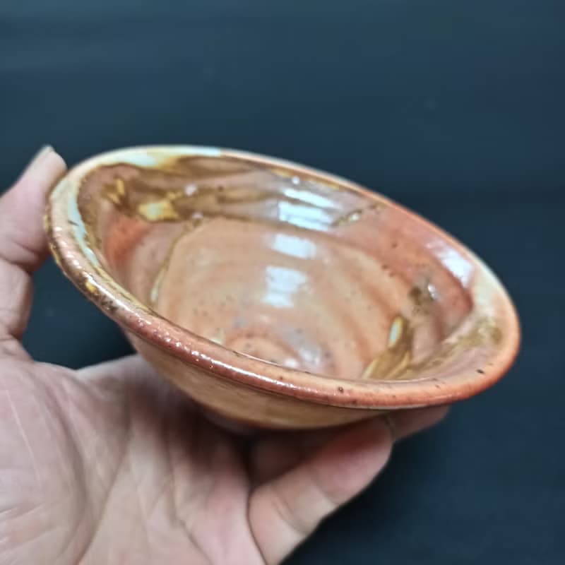 志野釉燒茶盞茶碗