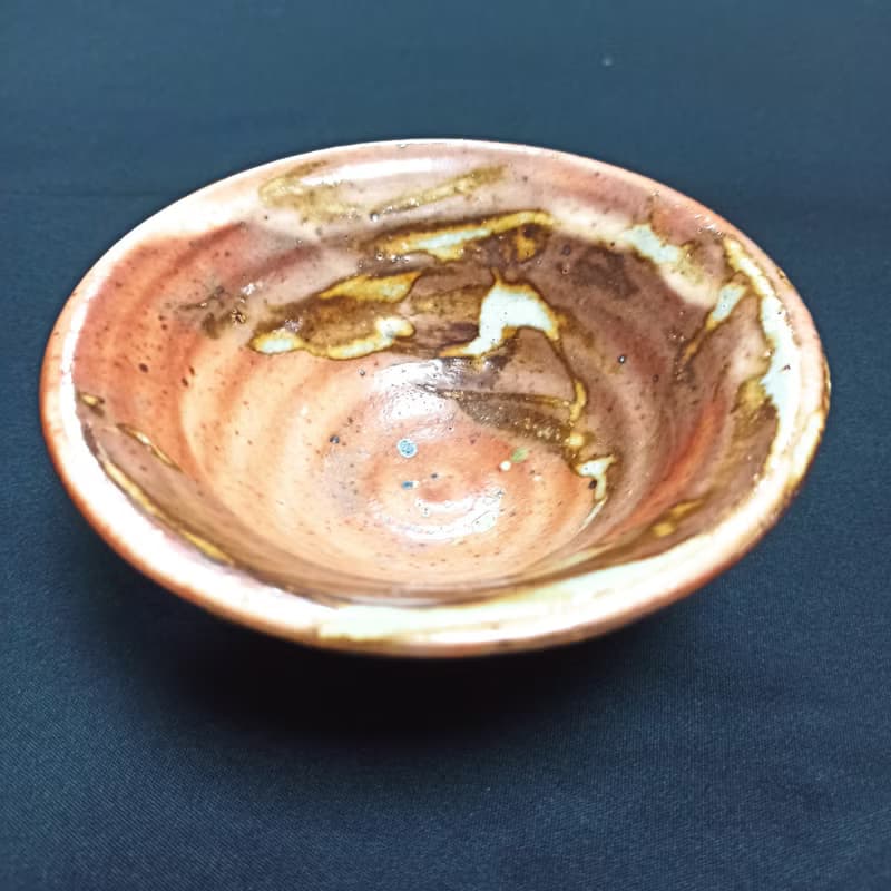 志野釉燒茶盞茶碗