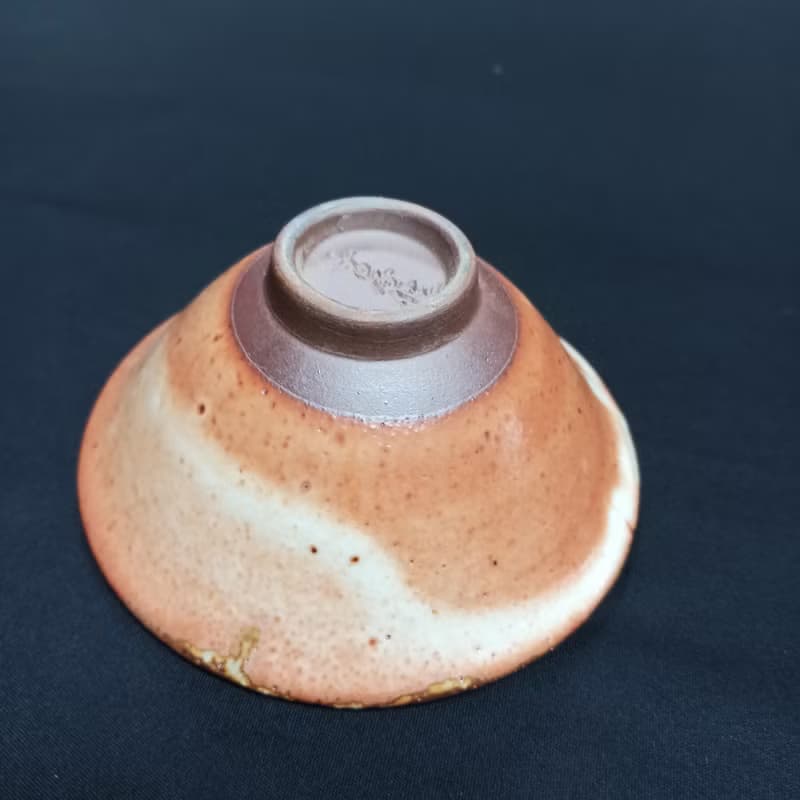 志野釉燒茶盞茶碗