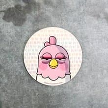 Funny Three Chickens 放3雞 | 陶瓷吸水杯墊 - 好無聊款