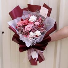 【精緻永生玫瑰花束】畢業花束 / 母親節花束 / 生日送禮花束