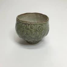 曾永鴻  灰釉刻花杯