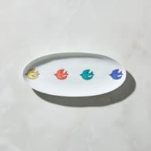 日本晴九谷燒 - 飛鳥橢圓中盤