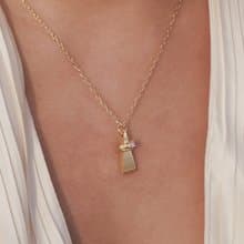 Pyramid 金字塔— 金字塔鋯石項鍊生日 情人節禮物