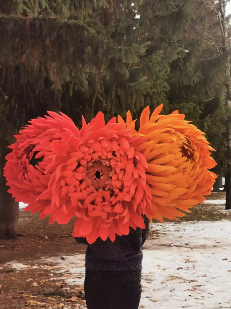 Huge Flowers. 75 cm Flower. Wedding Backdrop. Giant Bouquet. Event Luxury Decor