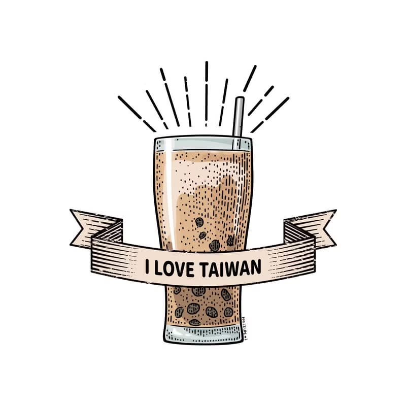 台灣珍珠奶茶短袖包屁衣 嬰兒 寶寶