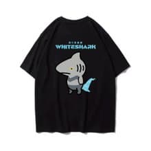 WHITE SHARK 大白鯊 中性短袖T恤 8色男女同款 釣魚俱樂部