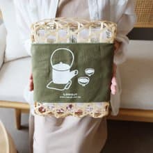 送禮推薦 | 趣味茶壺【無咖啡因漢方養生茶40入】環保竹編贈提袋