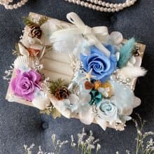 【精緻戒指盒】 結婚/求婚/紀念日 【附香薰石片】