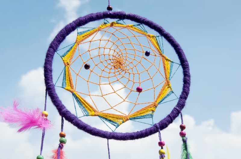 民族風 手工編織棉麻南美捕夢網吊飾dream Cather-Mandala曼陀羅