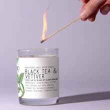 JUST BEE/紅茶香根草蠟燭