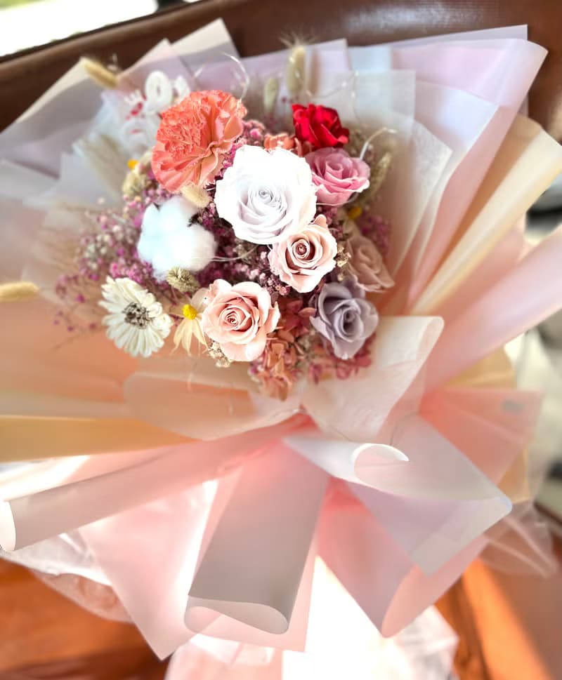 附贈線燈 浮誇系超大花束 生日/告白/求婚/晉升必備