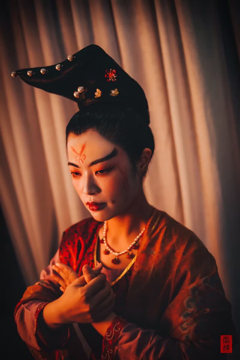 抹紅小髮釵-單個
