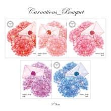 Carnation flower bouquet (soranhan haru)