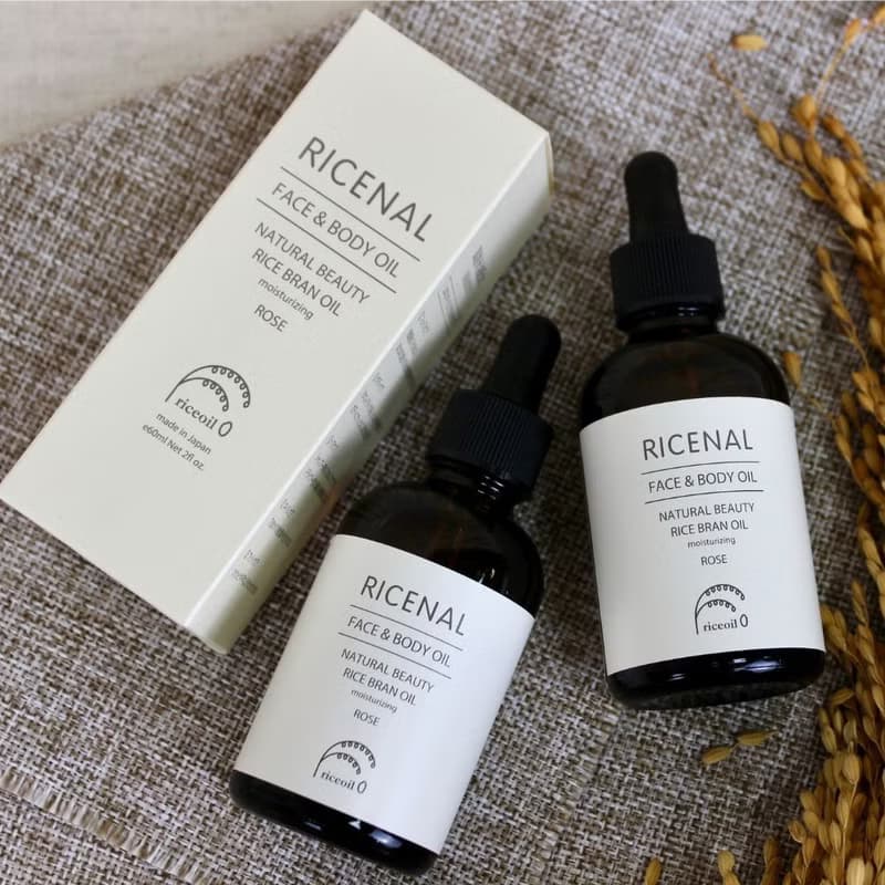 日本RICENAL-米糠保濕精華油-60mL*2 (滴管)