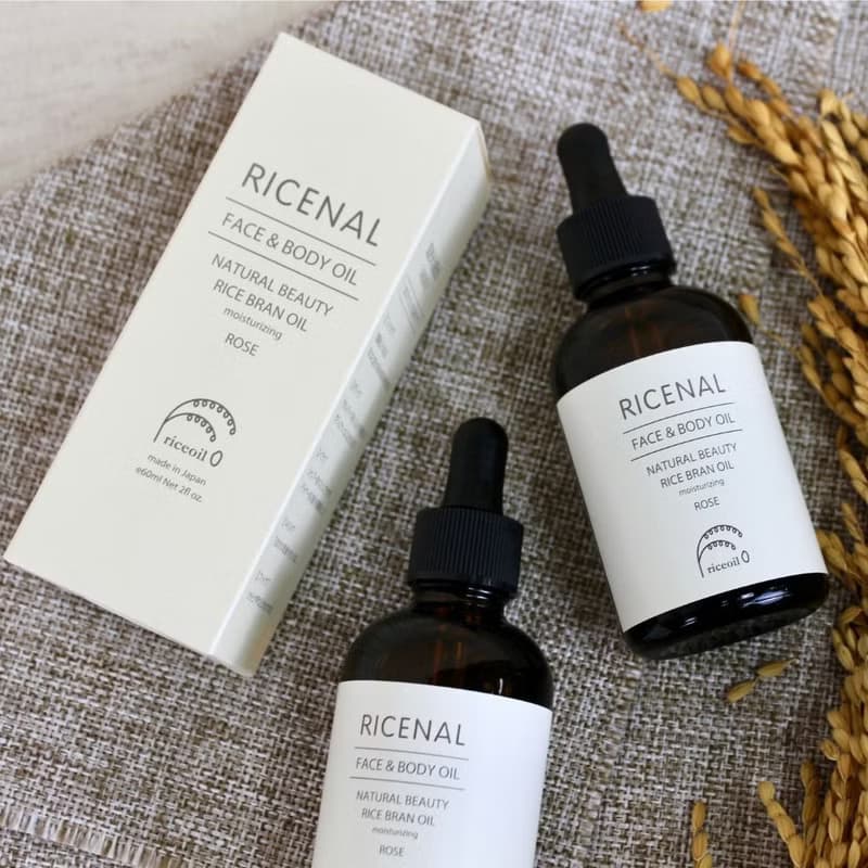 日本RICENAL-米糠保濕精華油-60mL*2 (滴管)