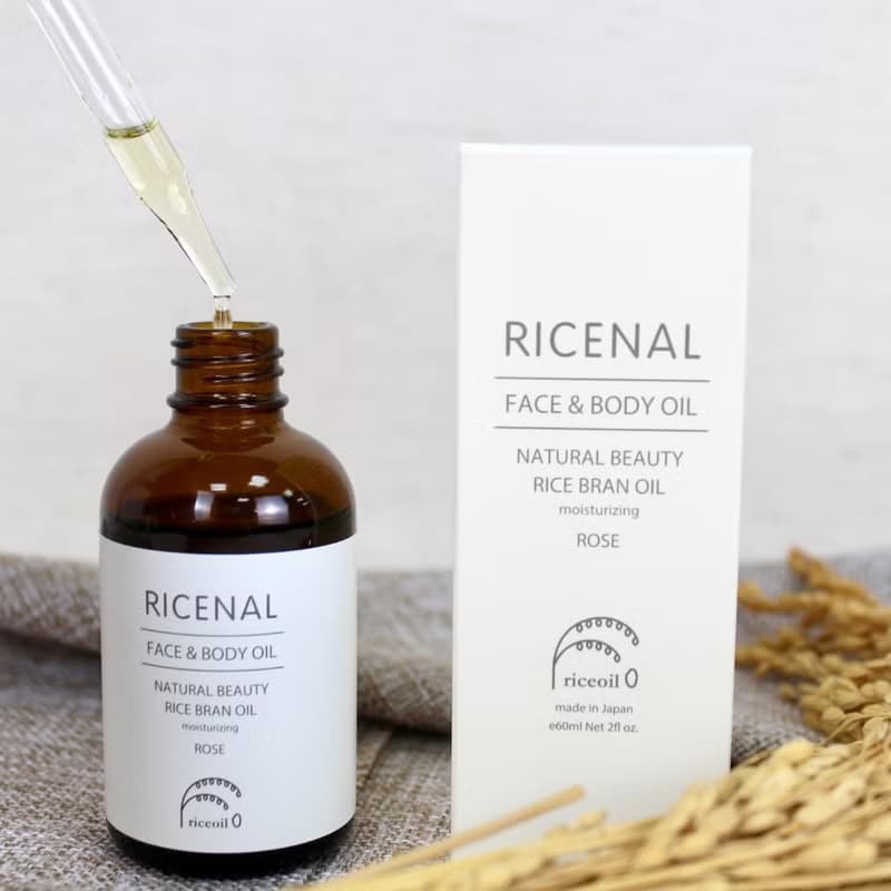 日本RICENAL-米糠保濕精華油-60mL*2 (滴管)