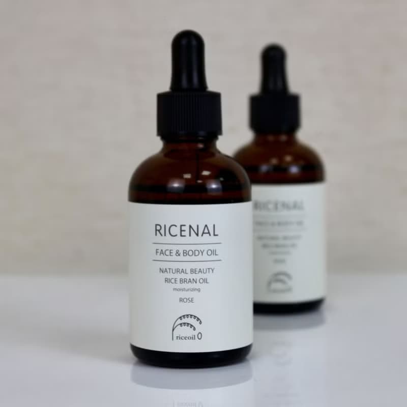 日本RICENAL-米糠保濕精華油-60mL*2 (滴管)